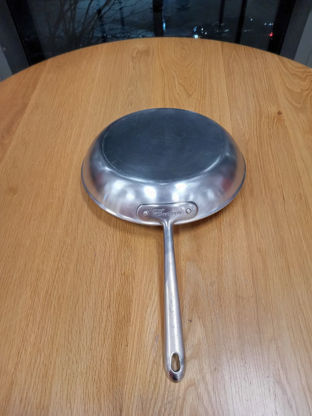 Stainless Steel Frying Pan - Silver